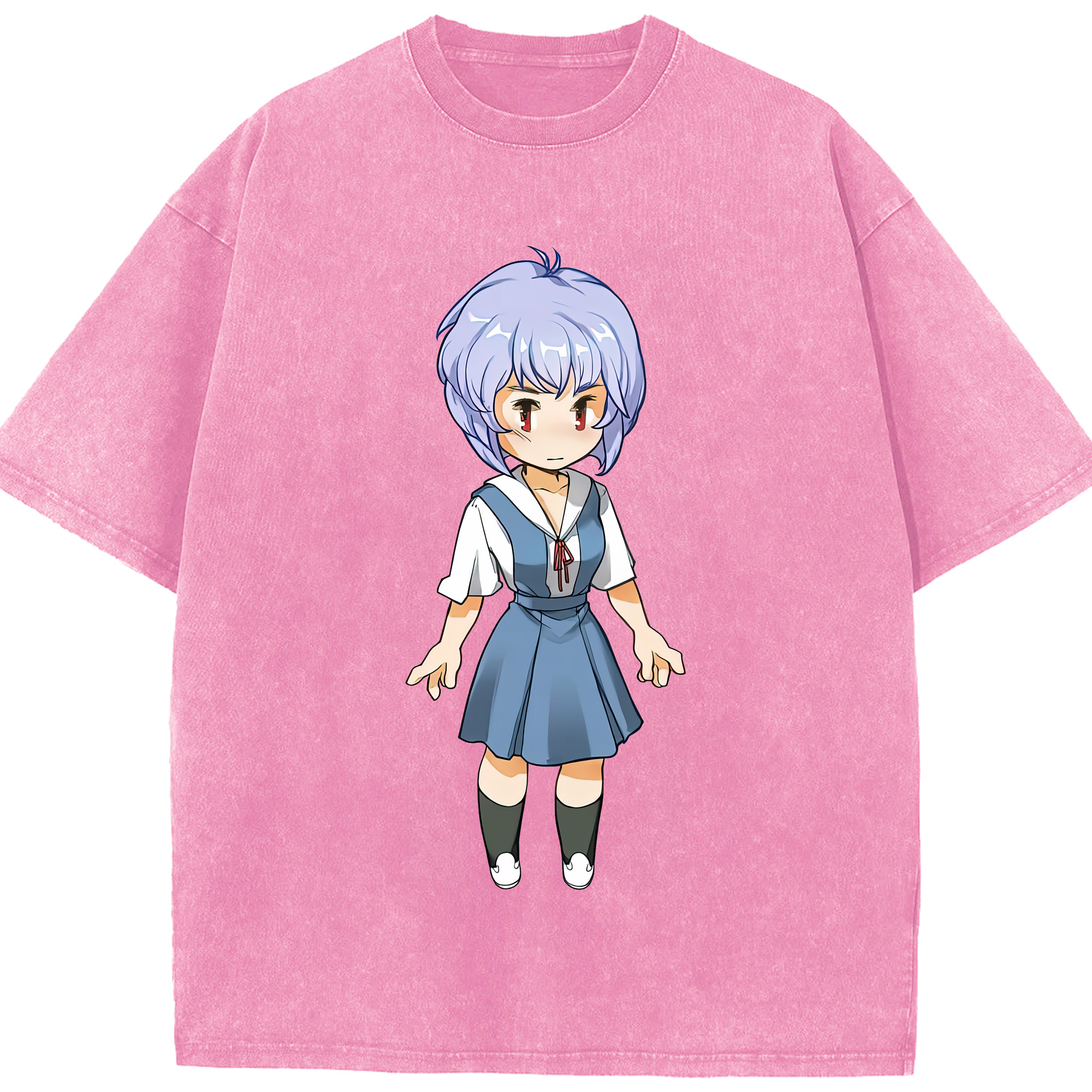 （画像用） EVA 新世紀エヴァンゲリオン 綿100% ヴィンテージ風 半袖Tシャツ（フロントプリント）